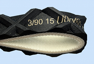 3/90 15 U0/v60 55A R20F Black (AS) конвейерные ленты с покрытием (пвх, пу, силикон, эластомер) - фото