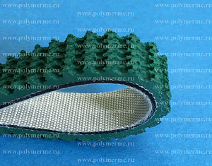 2/65 12 U0/G35 GP green A Flex (CH) конвейерные ленты с покрытием (пвх, пу, силикон, эластомер) - фото